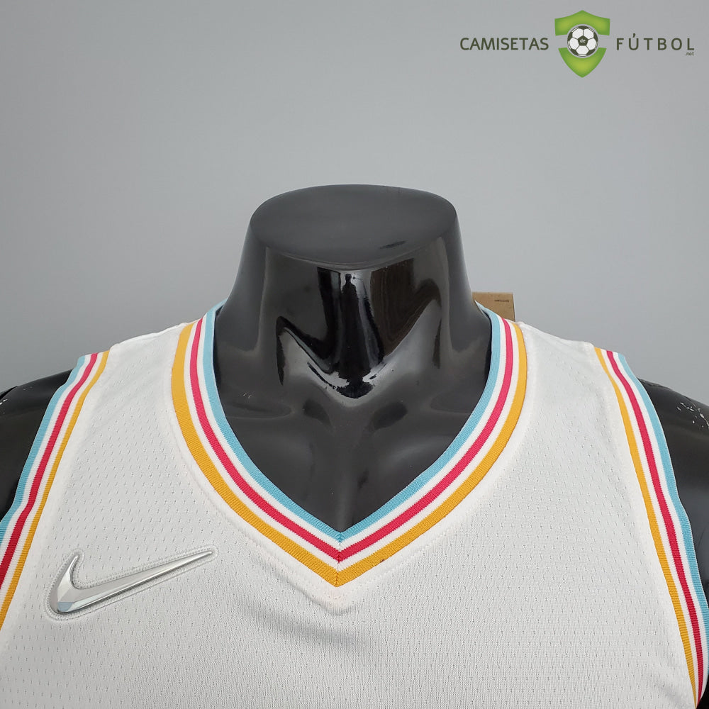 Camiseta San Antonio Spurs 21-22 - Keldon Johnson 3 Blanco/Colores Nba