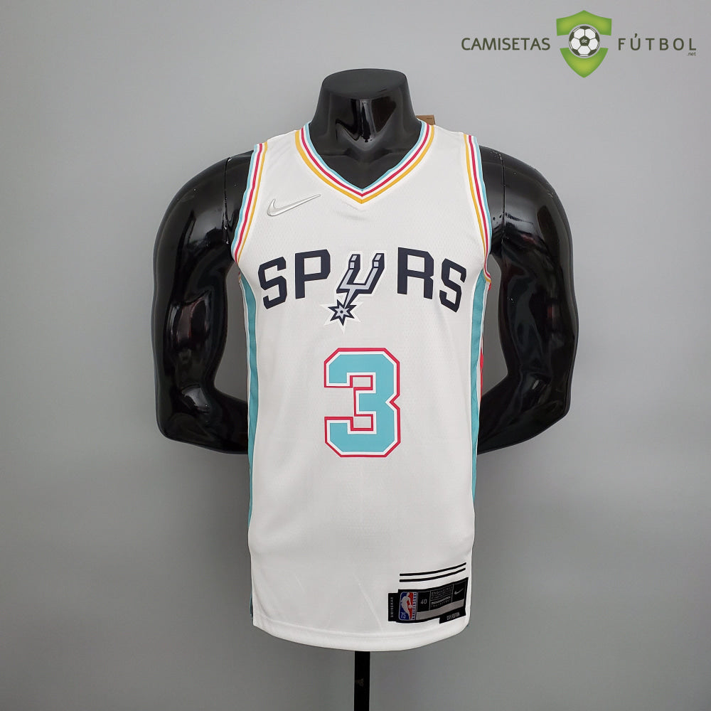 Camiseta San Antonio Spurs 21-22 - Keldon Johnson 3 Blanco/Colores Nba