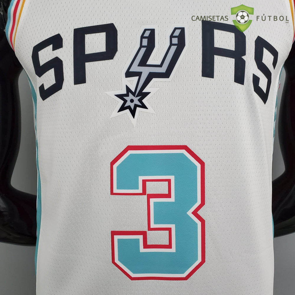Camiseta San Antonio Spurs 21-22 - Keldon Johnson 3 Blanco/Colores Nba