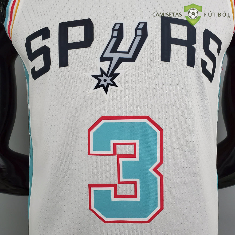 Camiseta San Antonio Spurs 21-22 - Keldon Johnson 3 Blanco/Colores Nba