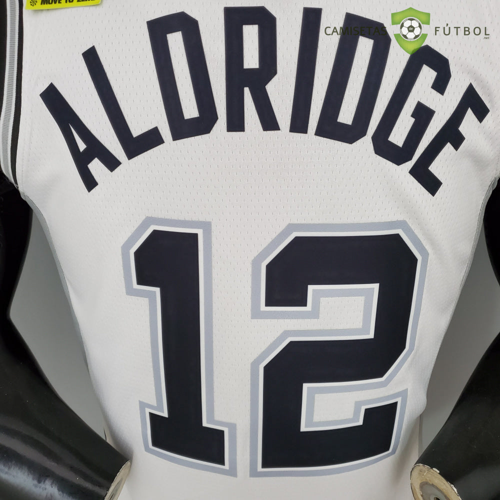 Camiseta San Antonio Spurs 21-22 - Lamarcus Aldridge 12 Blanco Nba