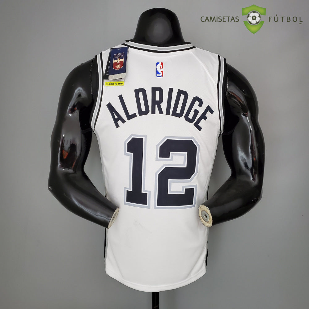 Camiseta San Antonio Spurs 21-22 - Lamarcus Aldridge 12 Blanco Nba