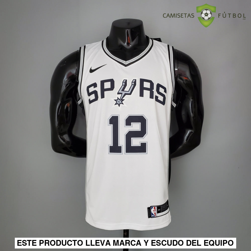 Camiseta San Antonio Spurs 21-22 - Lamarcus Aldridge 12 Blanco Nba