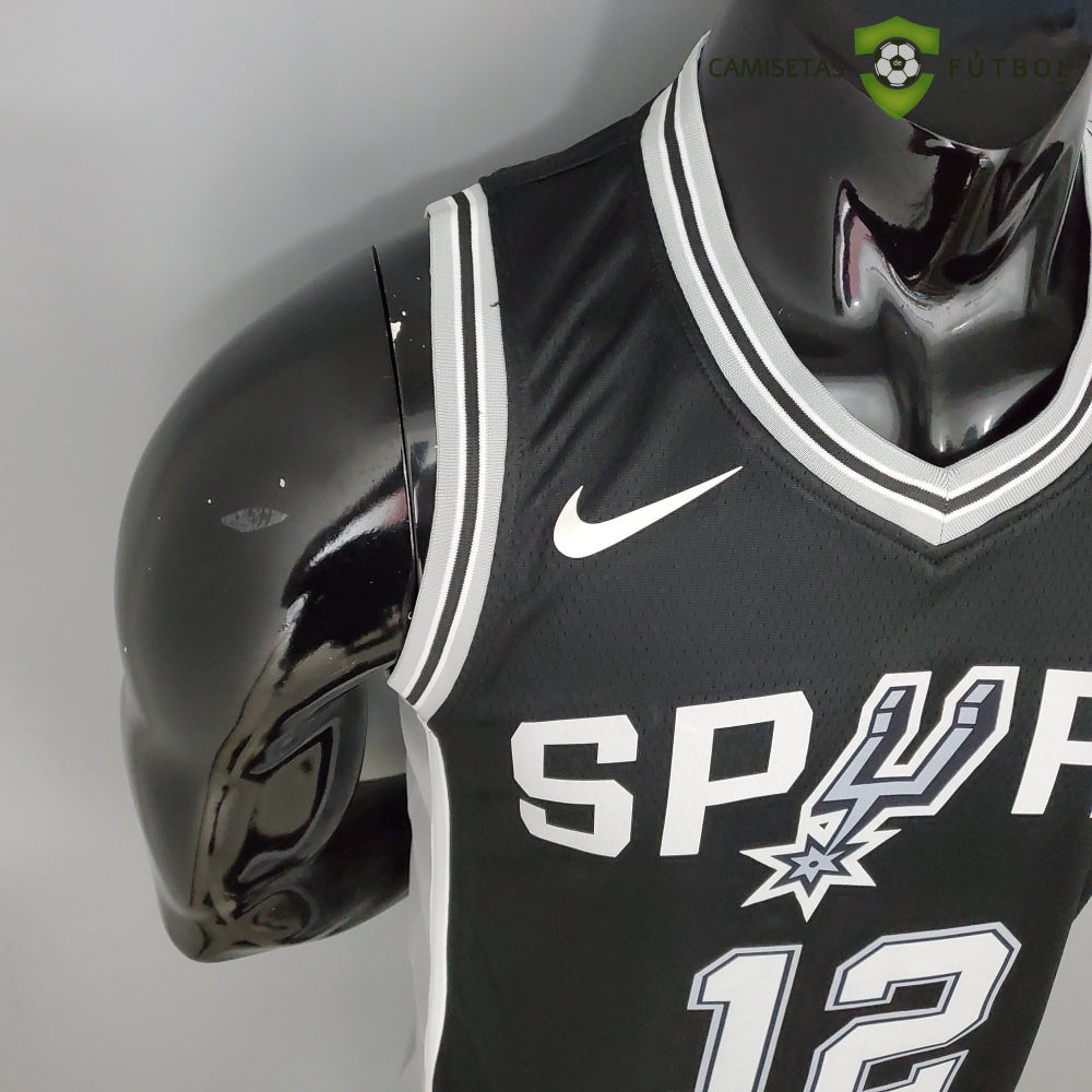 Camiseta San Antonio Spurs 21-22 - Lamarcus Aldridge 12 Negro Nba