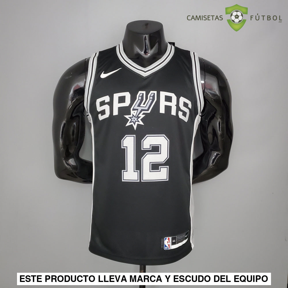 Camiseta San Antonio Spurs 21-22 - Lamarcus Aldridge 12 Negro Nba