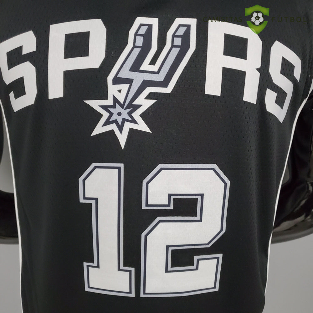 Camiseta San Antonio Spurs 21-22 - Lamarcus Aldridge 12 Negro Nba