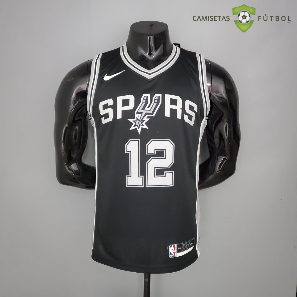 Camiseta San Antonio Spurs 21-22 - Lamarcus Aldridge 12 Negro Nba