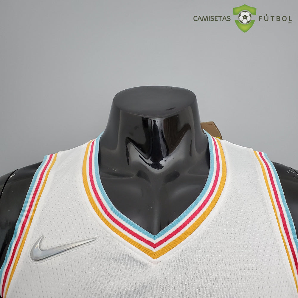 Camiseta San Antonio Spurs 21-22 - Manu Ginobili 20 Blanco/Colores Nba