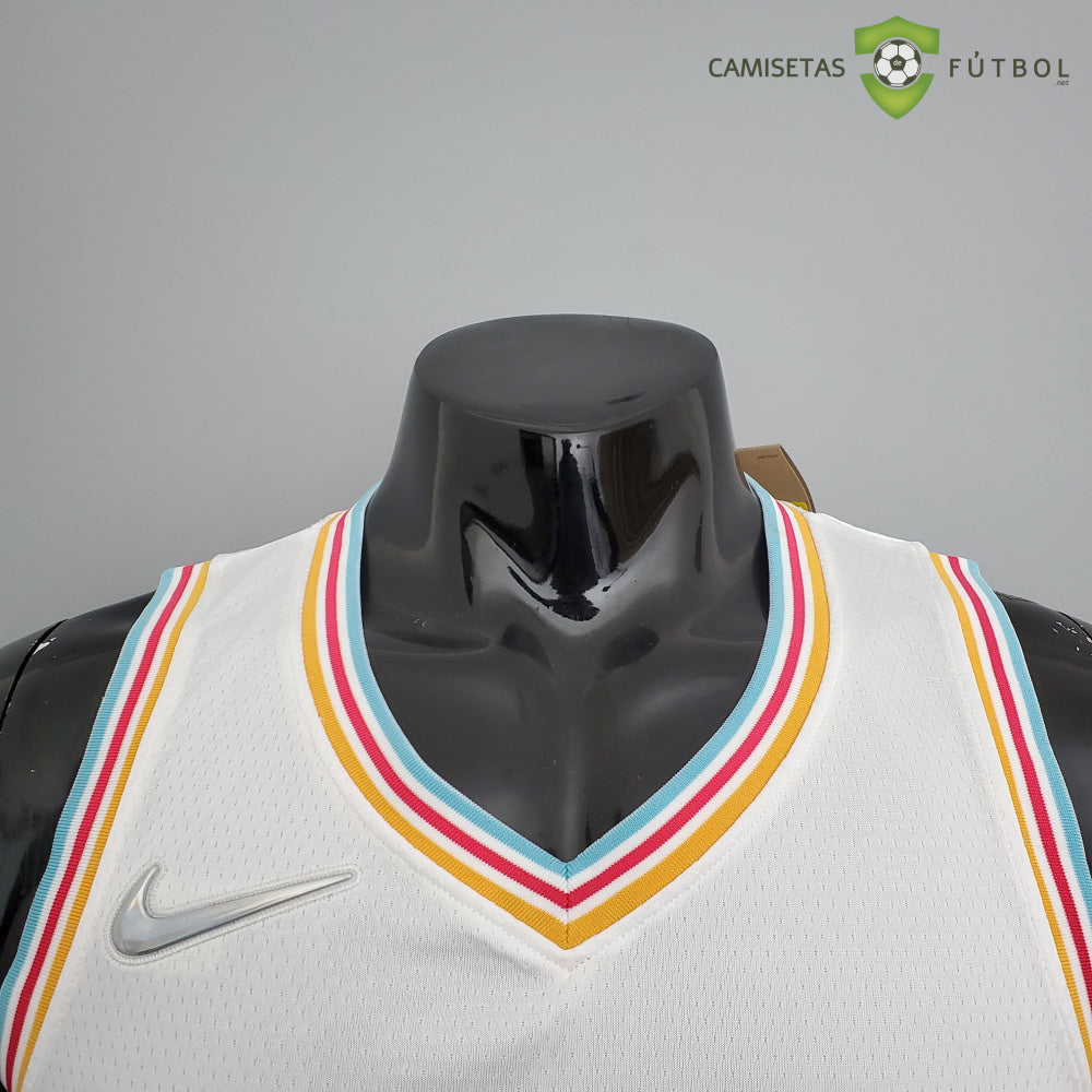 Camiseta San Antonio Spurs 21-22 - Manu Ginobili 20 Blanco/Colores Nba