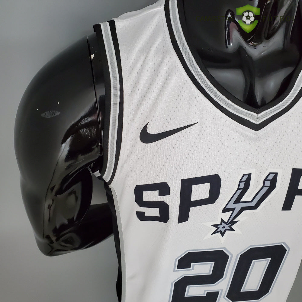 Camiseta San Antonio Spurs 21-22 - Manu Ginobili 20 Blanco Nba