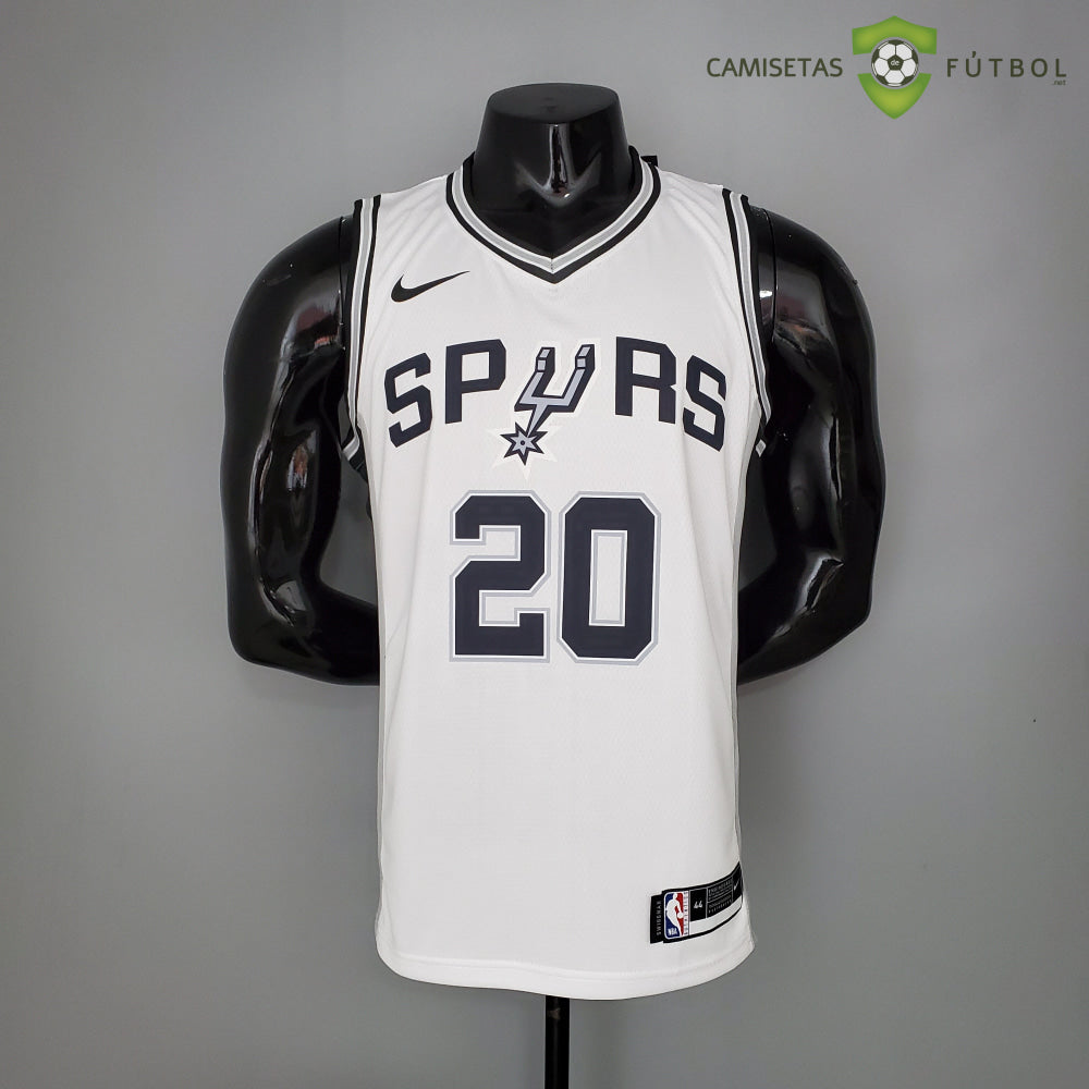 Camiseta San Antonio Spurs 21-22 - Manu Ginobili 20 Blanco Nba