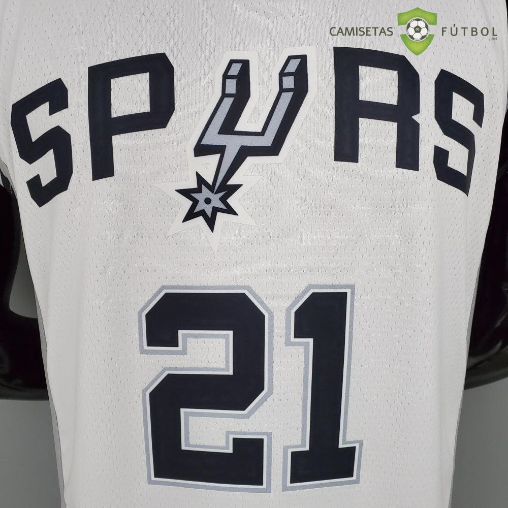Camiseta San Antonio Spurs 21-22 - Tim Duncan 21 Blanco Nba