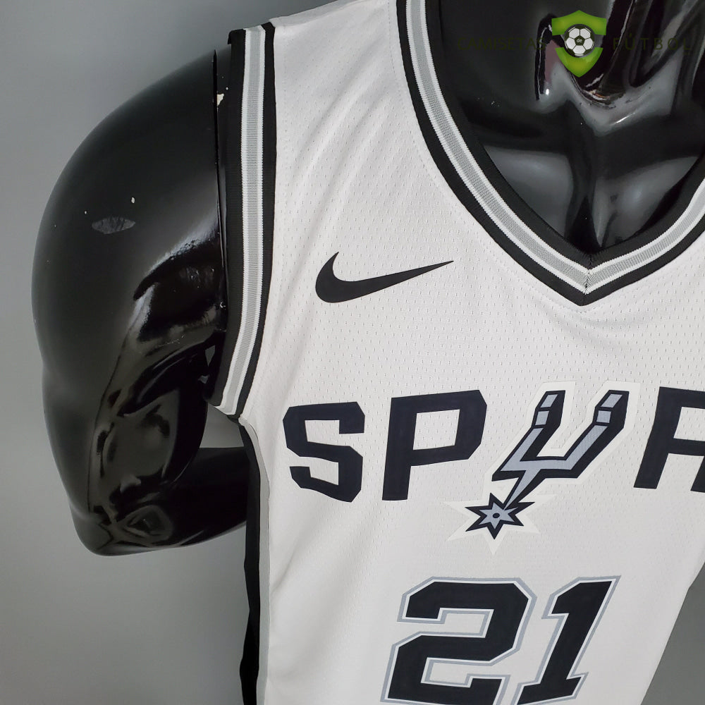 Camiseta San Antonio Spurs 21-22 - Tim Duncan 21 Blanco Nba