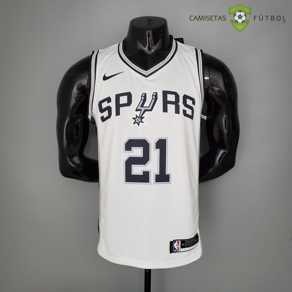 Camiseta San Antonio Spurs 21-22 - Tim Duncan 21 Blanco Nba