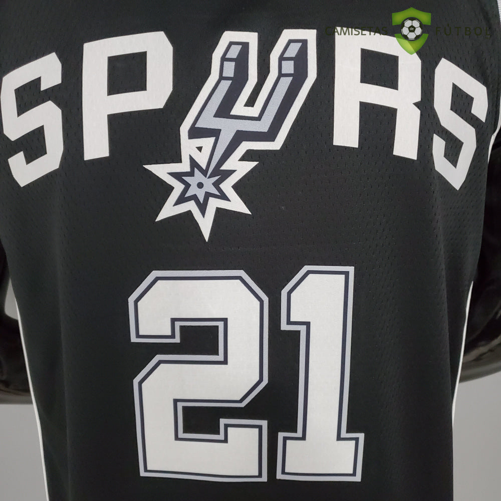 Camiseta San Antonio Spurs 21-22 - Tim Duncan 21 Negro Nba