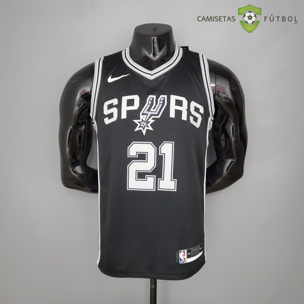 Camiseta San Antonio Spurs 21-22 - Tim Duncan 21 Negro Nba