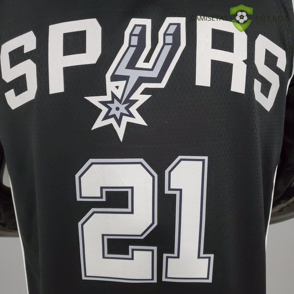 Camiseta San Antonio Spurs 21-22 - Tim Duncan 21 Negro Nba