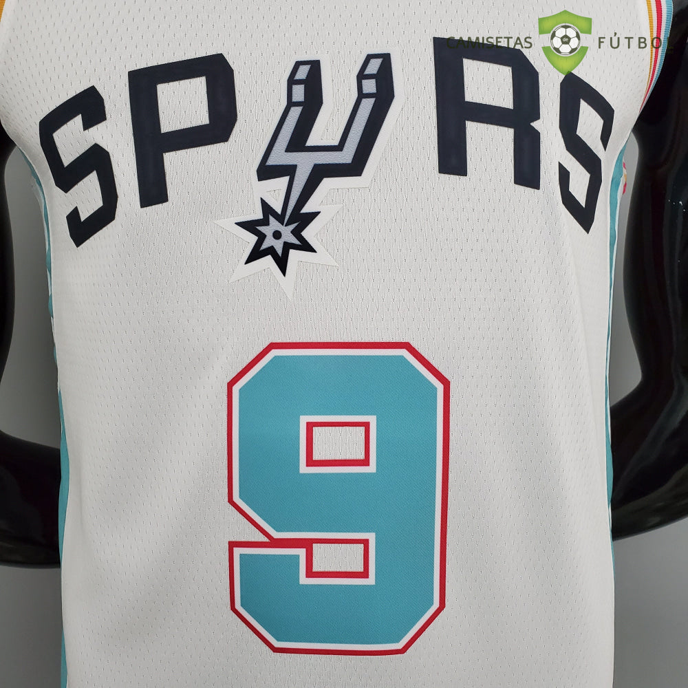 Camiseta San Antonio Spurs 21-22 - Tony Parker 9 Blanco/Colores Nba