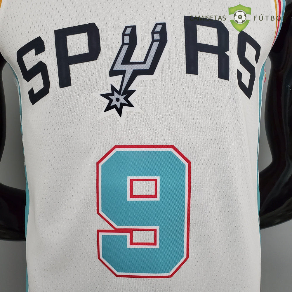 Camiseta San Antonio Spurs 21-22 - Tony Parker 9 Blanco/Colores Nba