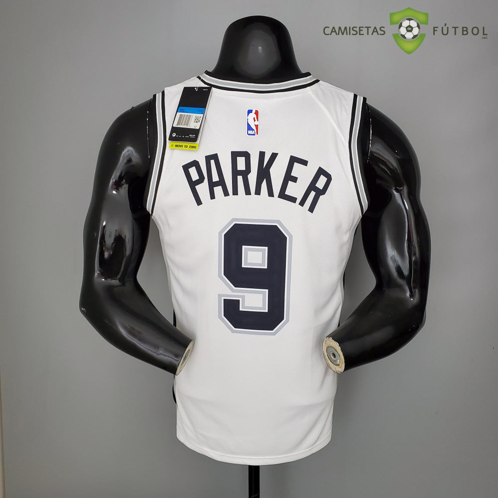 Camiseta San Antonio Spurs 21-22 - Tony Parker 9 Blanco Nba