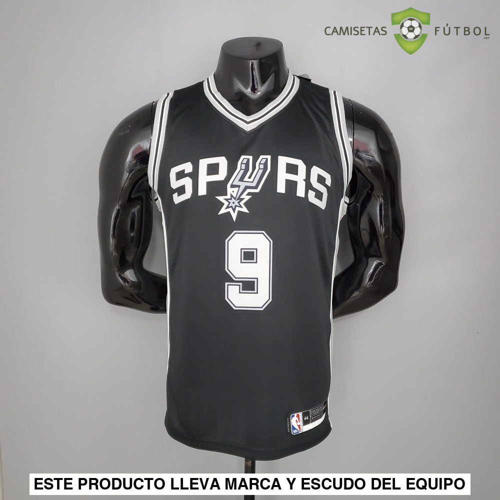 Camiseta San Antonio Spurs 21-22 - Tony Parker 9 Negro Nba