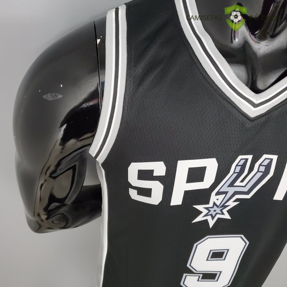 Camiseta San Antonio Spurs 21-22 - Tony Parker 9 Negro Nba