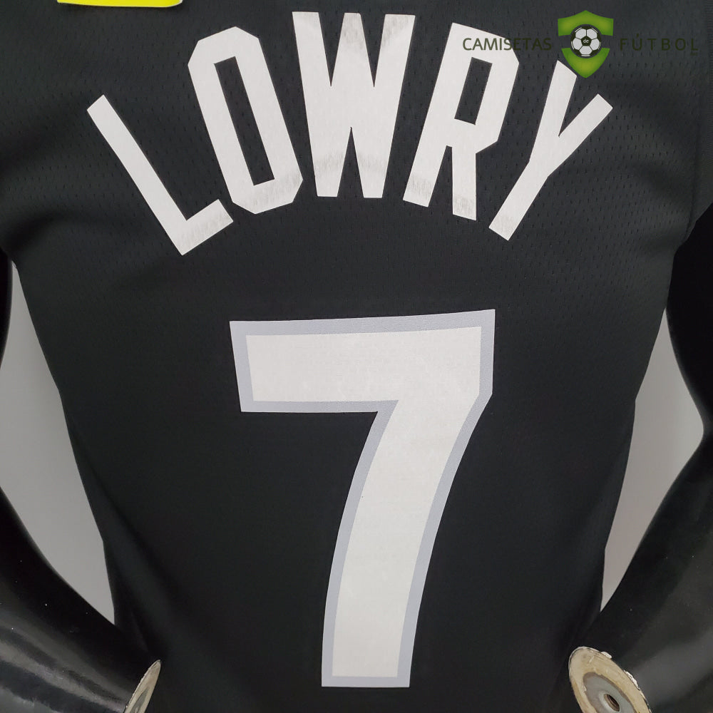 Camiseta Toronto Raptors 21-22 - Kyle Lowry 7 Negro Violeta Nba