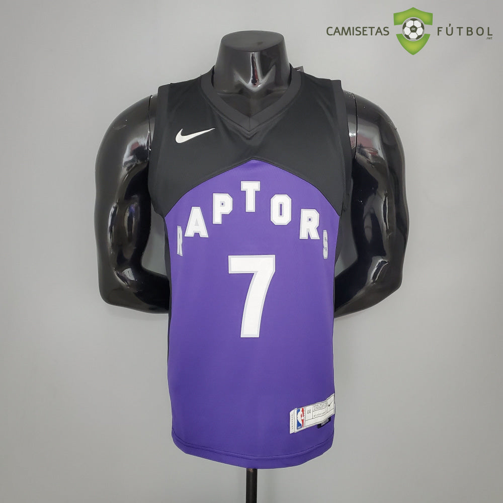 Camiseta Toronto Raptors 21-22 - Kyle Lowry 7 Negro Violeta Nba