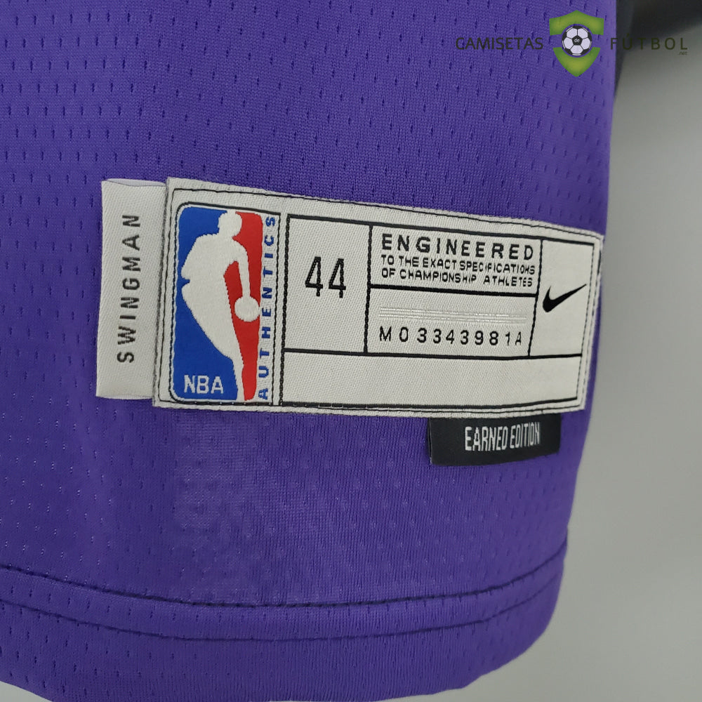 Camiseta Toronto Raptors 21-22 - Kyle Lowry 7 Negro Violeta Nba