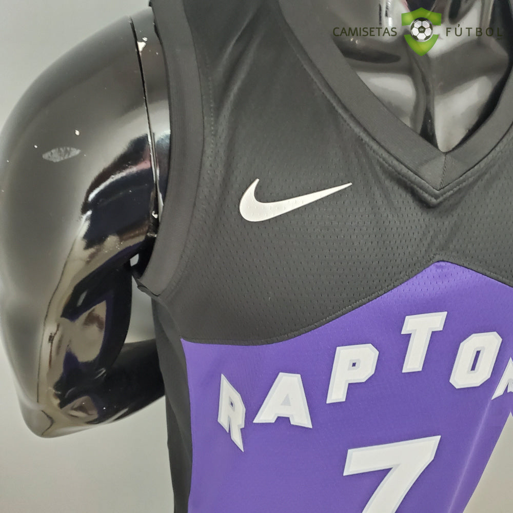 Camiseta Toronto Raptors 21-22 - Kyle Lowry 7 Negro Violeta Nba