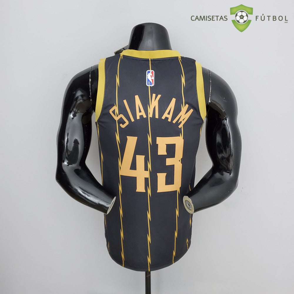 Camiseta Toronto Raptors 21-22 - Pascal Siakam 43 Negro Dorado Nba