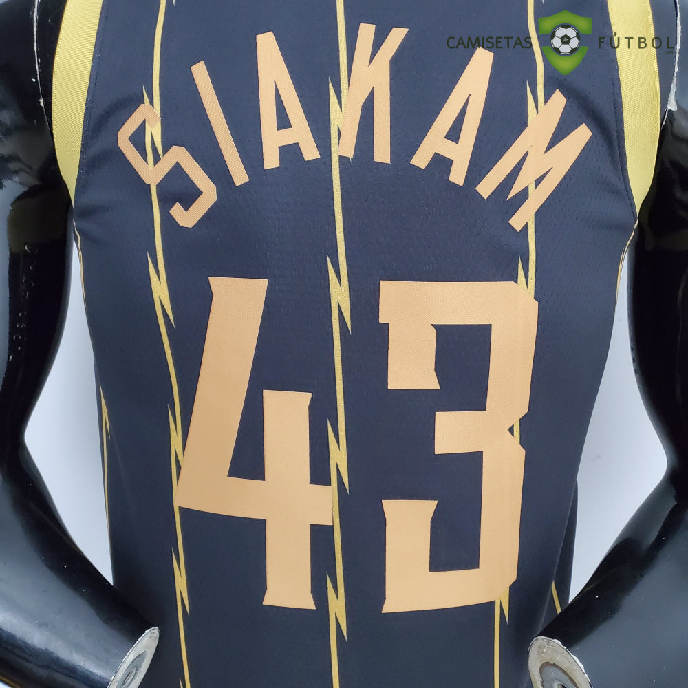 Camiseta Toronto Raptors 21-22 - Pascal Siakam 43 Negro Dorado Nba