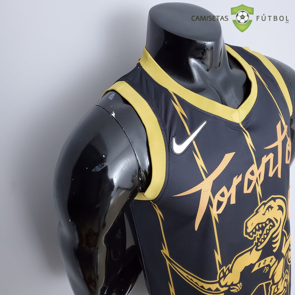 Camiseta Toronto Raptors 21-22 - Pascal Siakam 43 Negro Dorado Nba