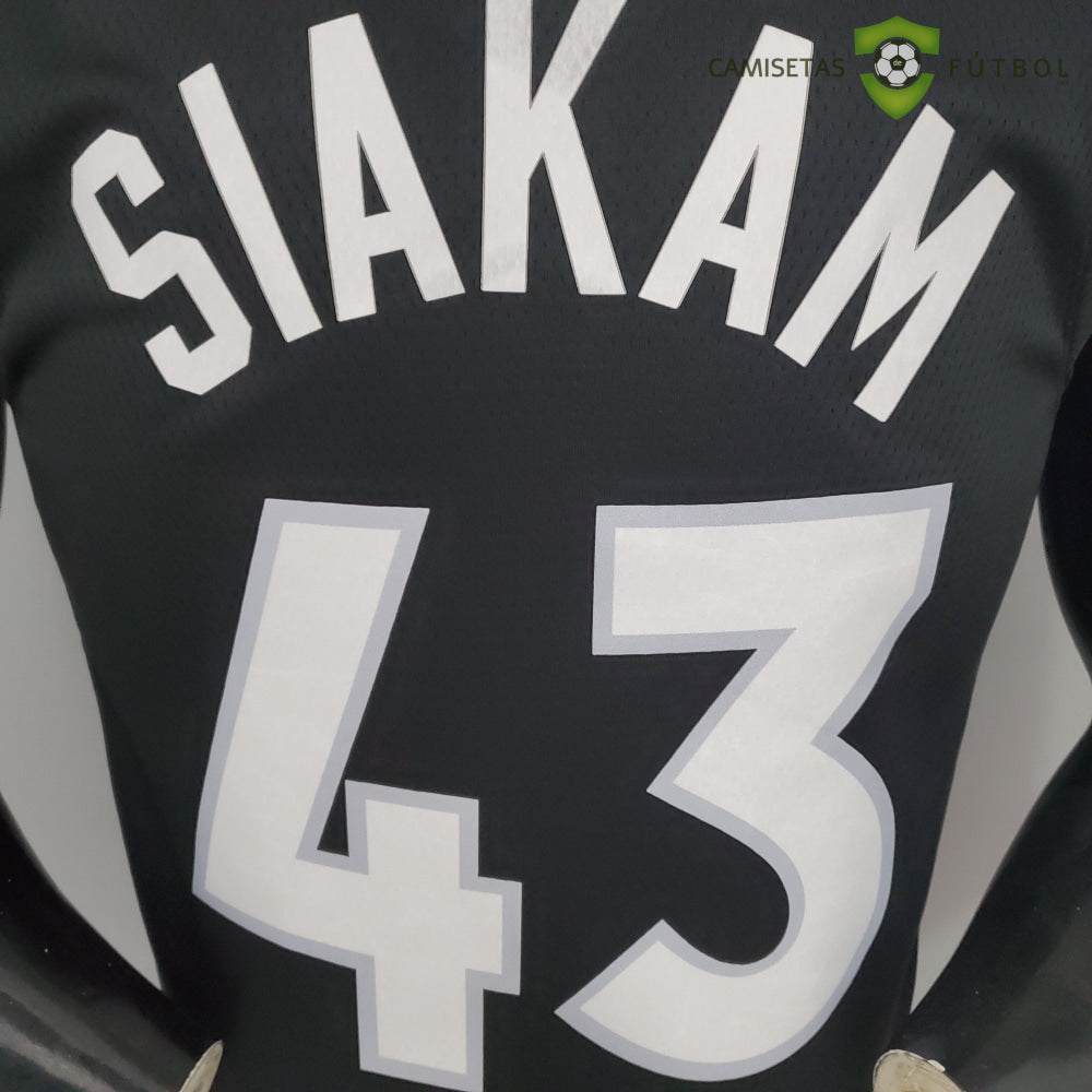 Camiseta Toronto Raptors 21-22 - Pascal Siakam 43 Negro Violeta Nba