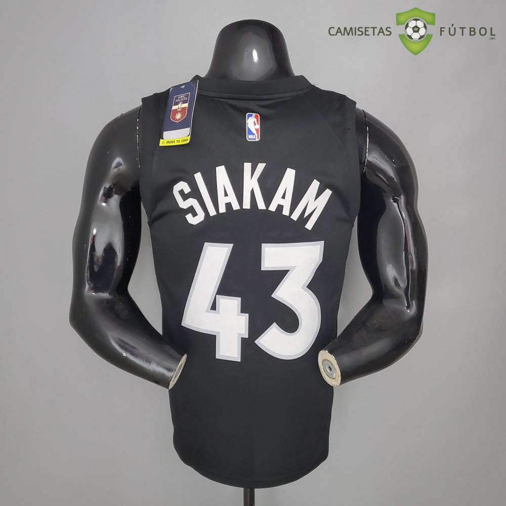 Camiseta Toronto Raptors 21-22 - Pascal Siakam 43 Negro Violeta Nba