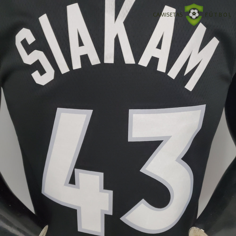Camiseta Toronto Raptors 21-22 - Pascal Siakam 43 Negro Violeta Nba