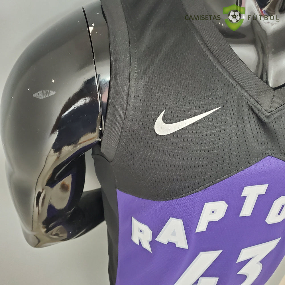 Camiseta Toronto Raptors 21-22 - Pascal Siakam 43 Negro Violeta Nba