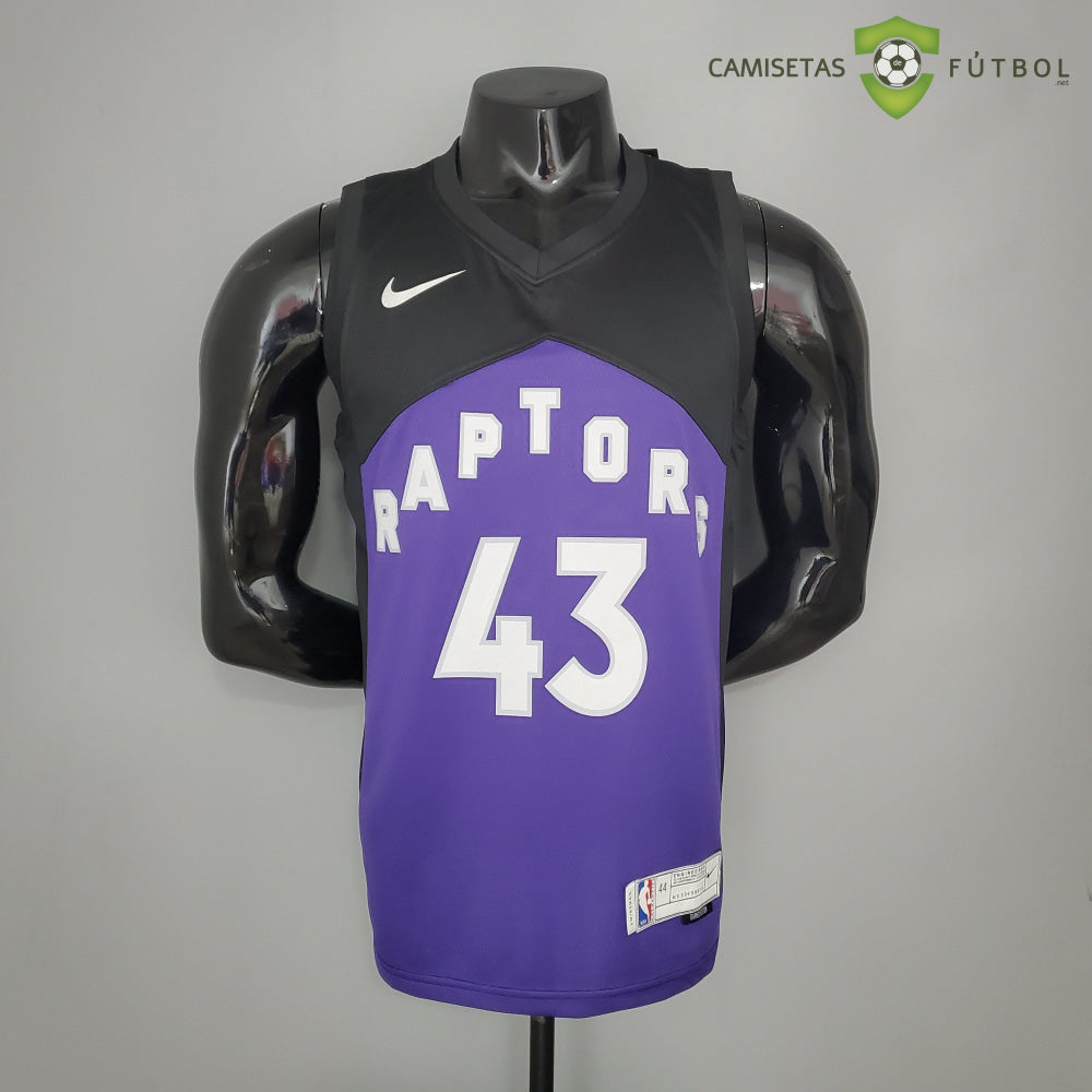 Camiseta Toronto Raptors 21-22 - Pascal Siakam 43 Negro Violeta Nba