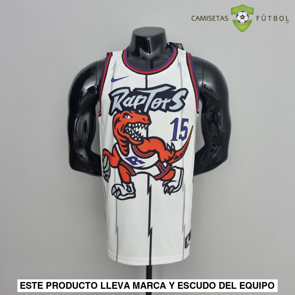 Camiseta Toronto Raptors 21-22 - Vicente Carter 15 Blanco Nba