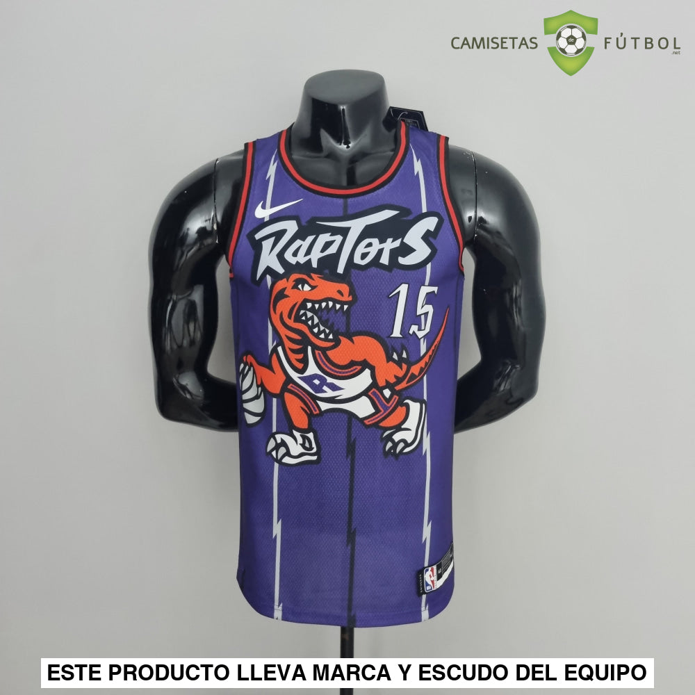 Camiseta Toronto Raptors 21-22 - Vicente Carter 15 Violeta Nba