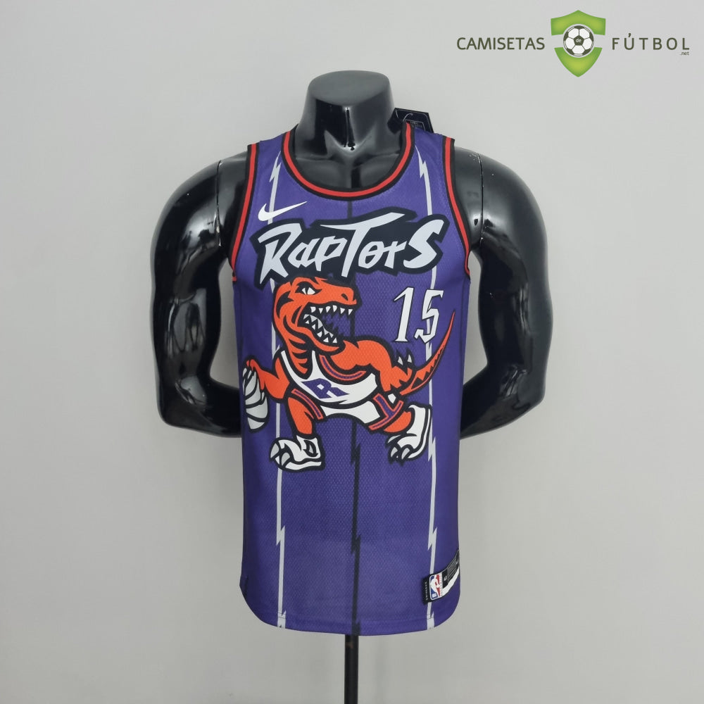 Camiseta Toronto Raptors 21-22 - Vicente Carter 15 Violeta Nba