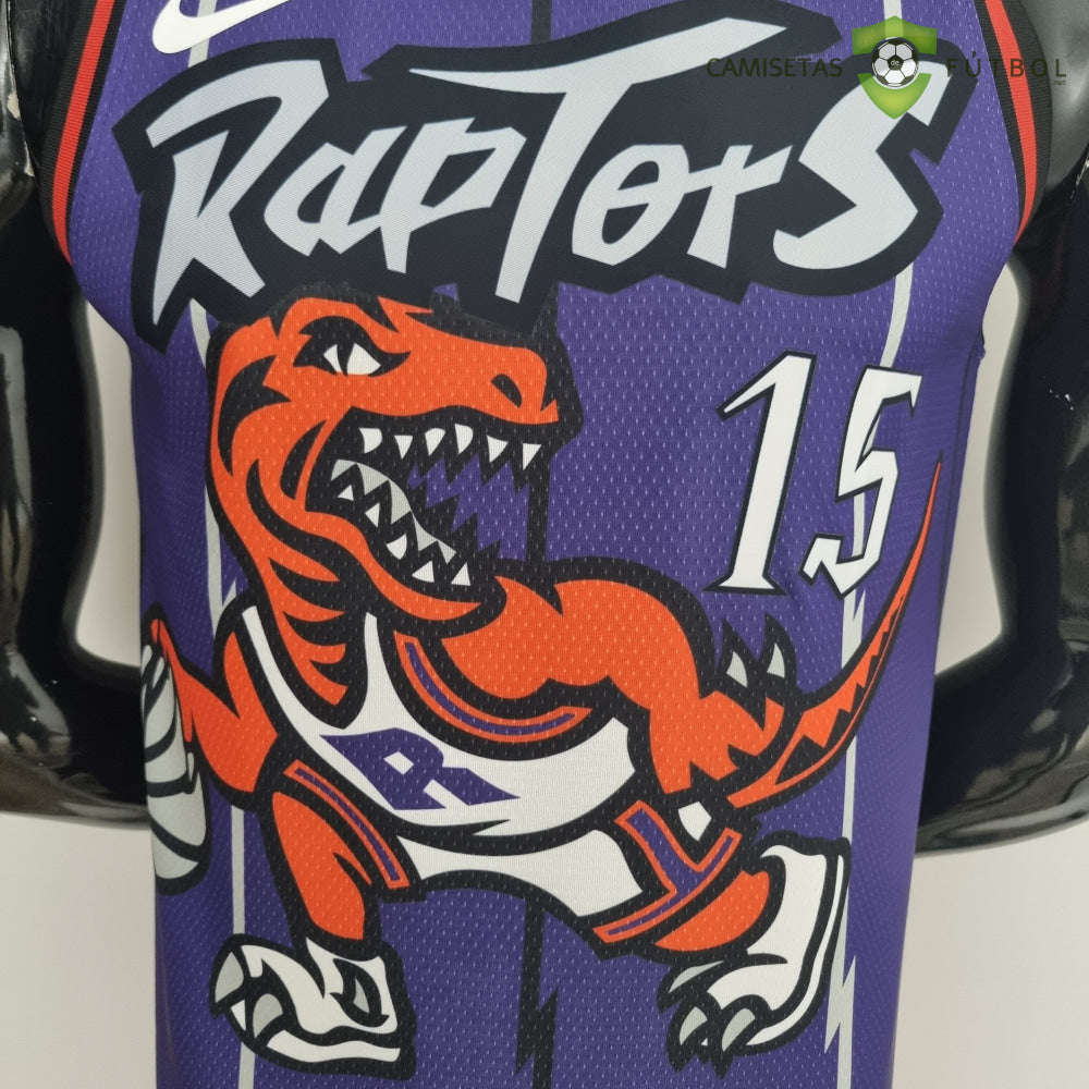 Camiseta Toronto Raptors 21-22 - Vicente Carter 15 Violeta Nba