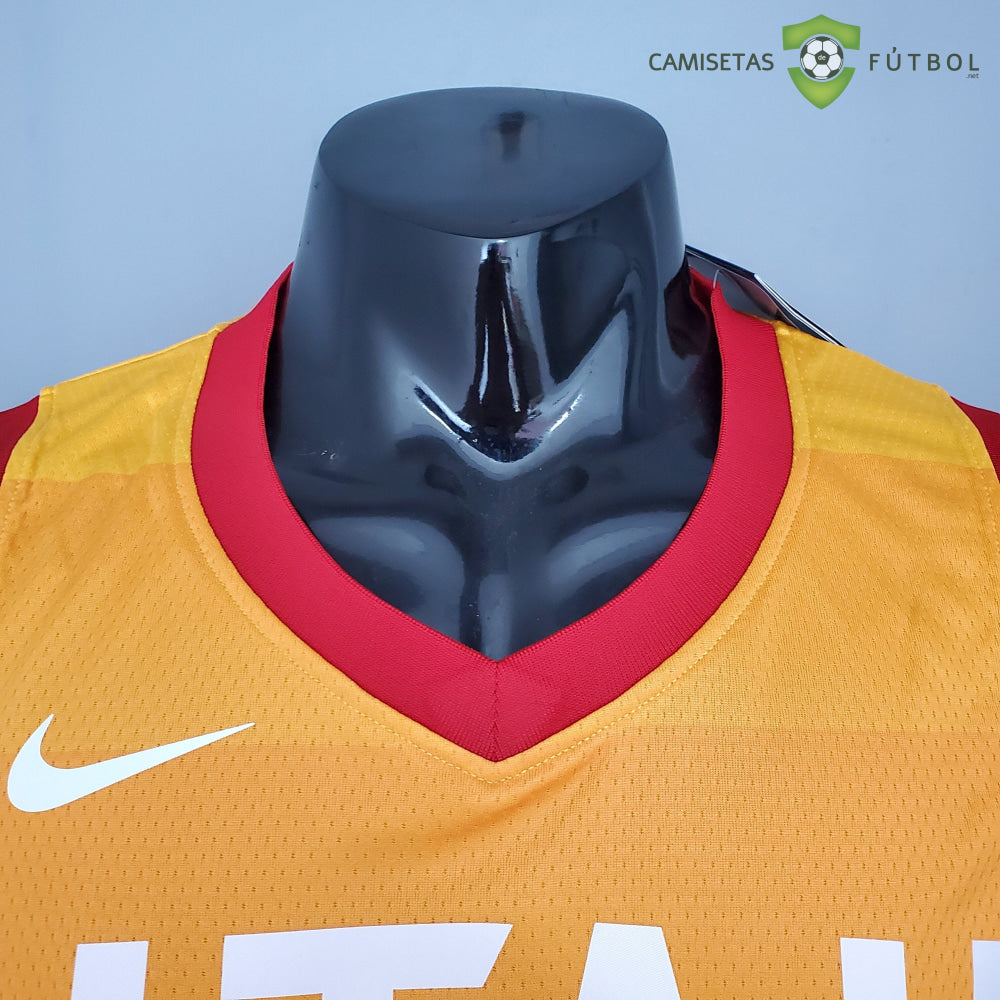 Camiseta Utah Jazz 21-22 - Donovan Mitchell 45 Amarillo Rojo Nba