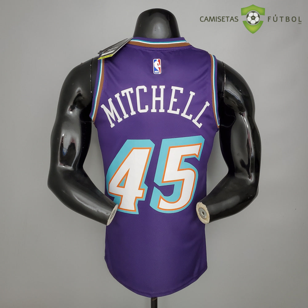 Camiseta Utah Jazz 21-22 - Donovan Mitchell 45 Violeta Nba
