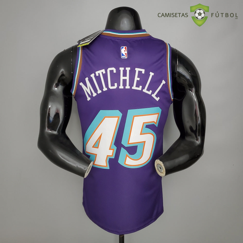Camiseta Utah Jazz 21-22 - Donovan Mitchell 45 Violeta Nba