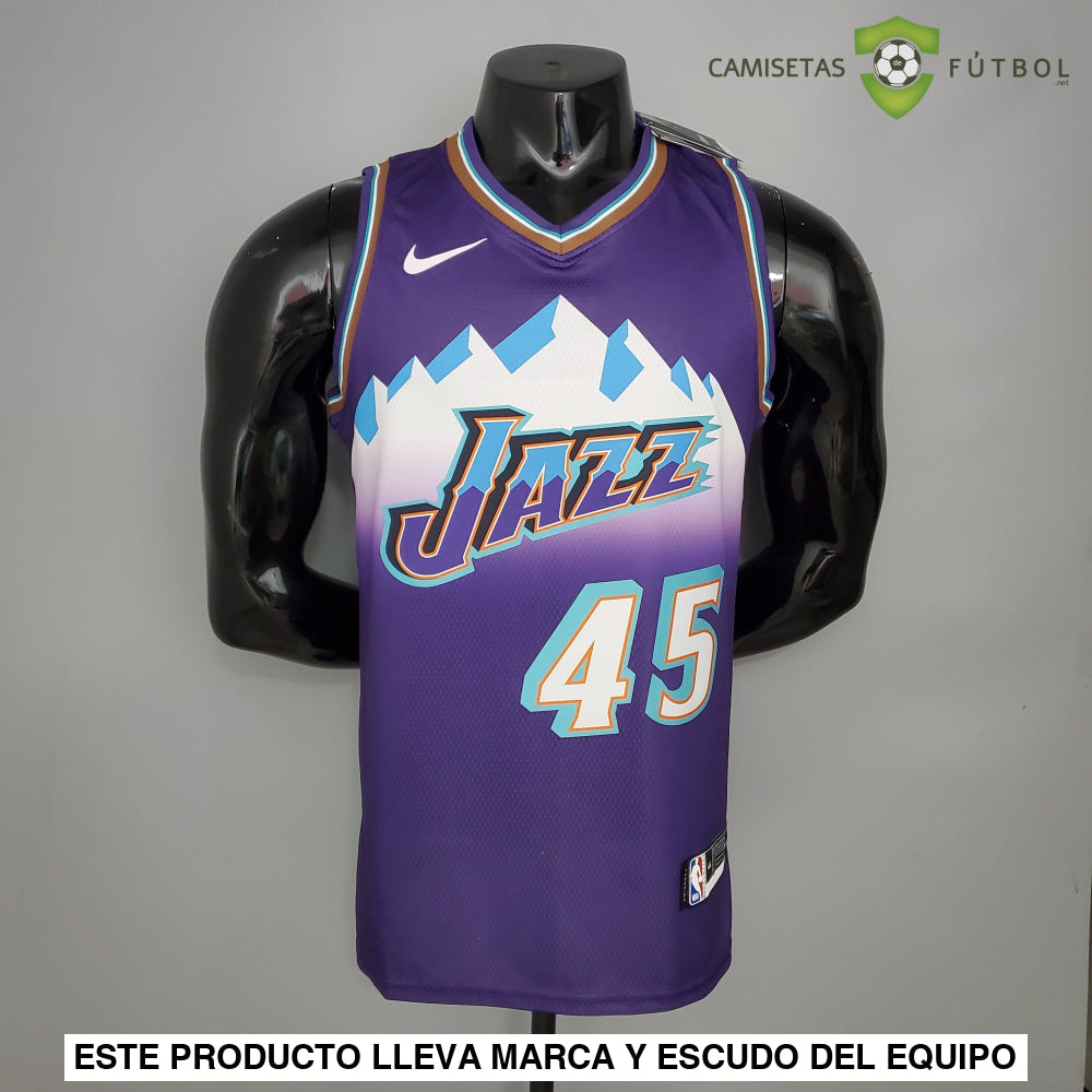 Camiseta Utah Jazz 21-22 - Donovan Mitchell 45 Violeta Nba