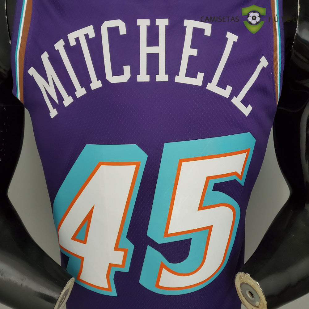 Camiseta Utah Jazz 21-22 - Donovan Mitchell 45 Violeta Nba