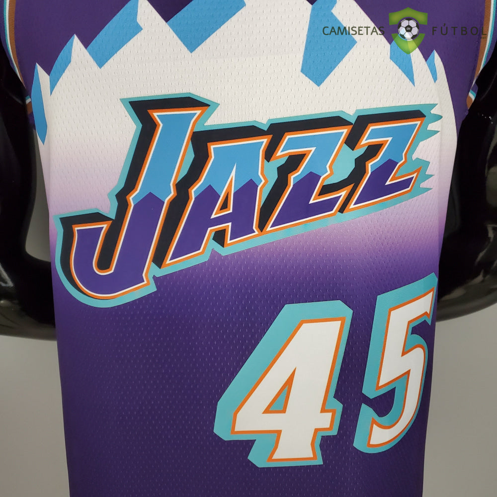 Camiseta Utah Jazz 21-22 - Donovan Mitchell 45 Violeta Nba