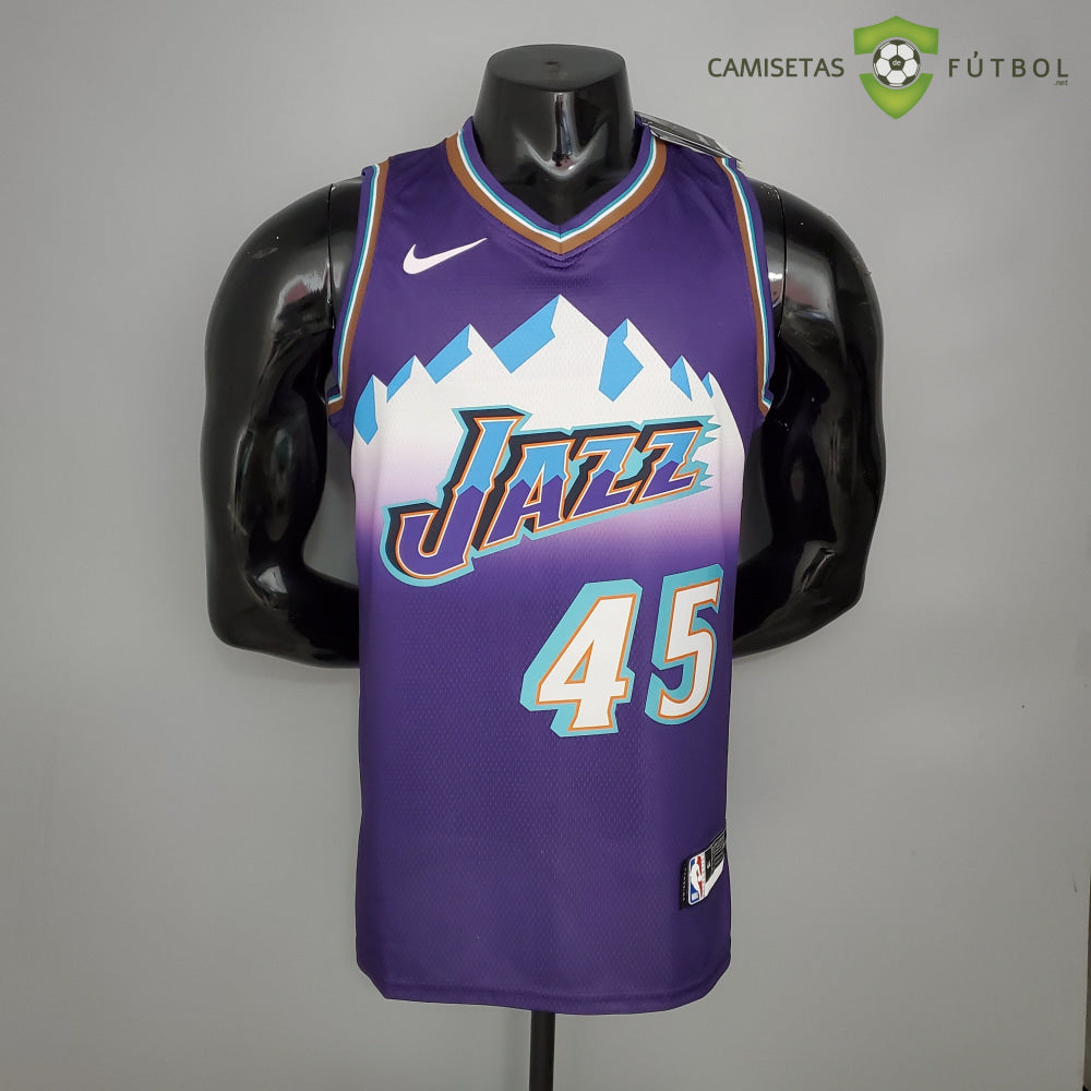 Camiseta Utah Jazz 21-22 - Donovan Mitchell 45 Violeta Nba