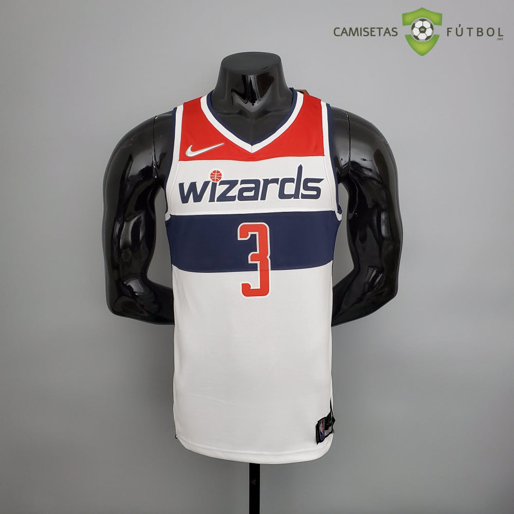 Camiseta Washington Wizards 21-22 - Bradley Beal 3 Blanco Nba